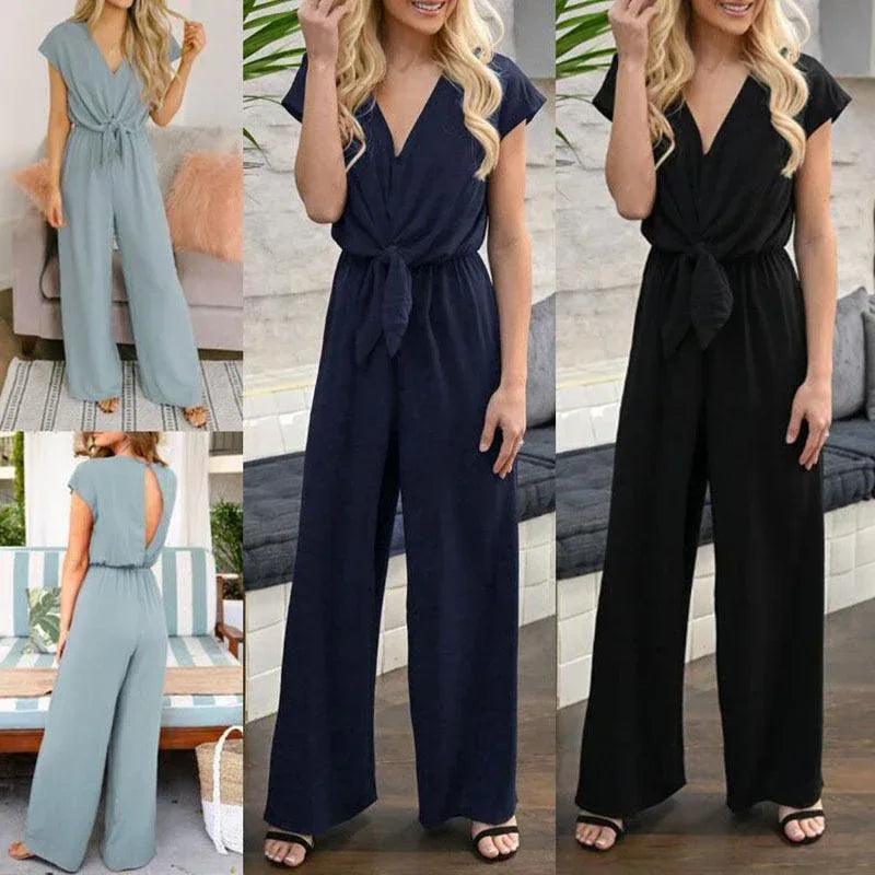 Summer Fashion Button Jumpsuit Women 2026 - Joker Casual Jumpsuit - DanaFashionstore