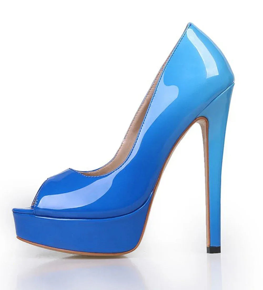 European Station Fish Mouth Gradient Color Water Table Super High-heeled Women's Single Shoes AliExpress - DanaFashionstore