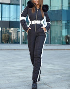 Waist coat cotton trousers jumpsuit