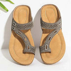 Summer Women's Sandals Retro Flip Flops Slippers Beach Shoes Slides - DanaFashionstore