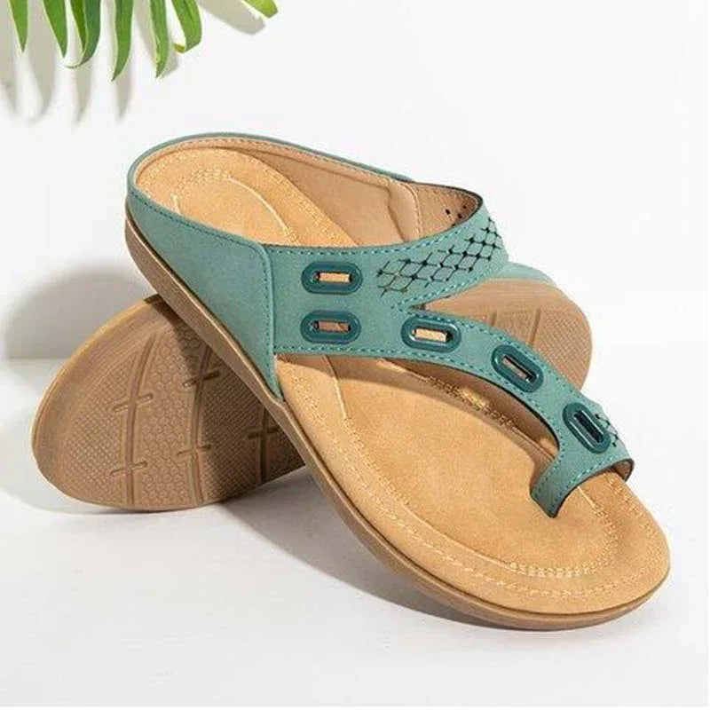Summer Women's Sandals Retro Flip Flops Slippers Beach Shoes Slides - DanaFashionstore