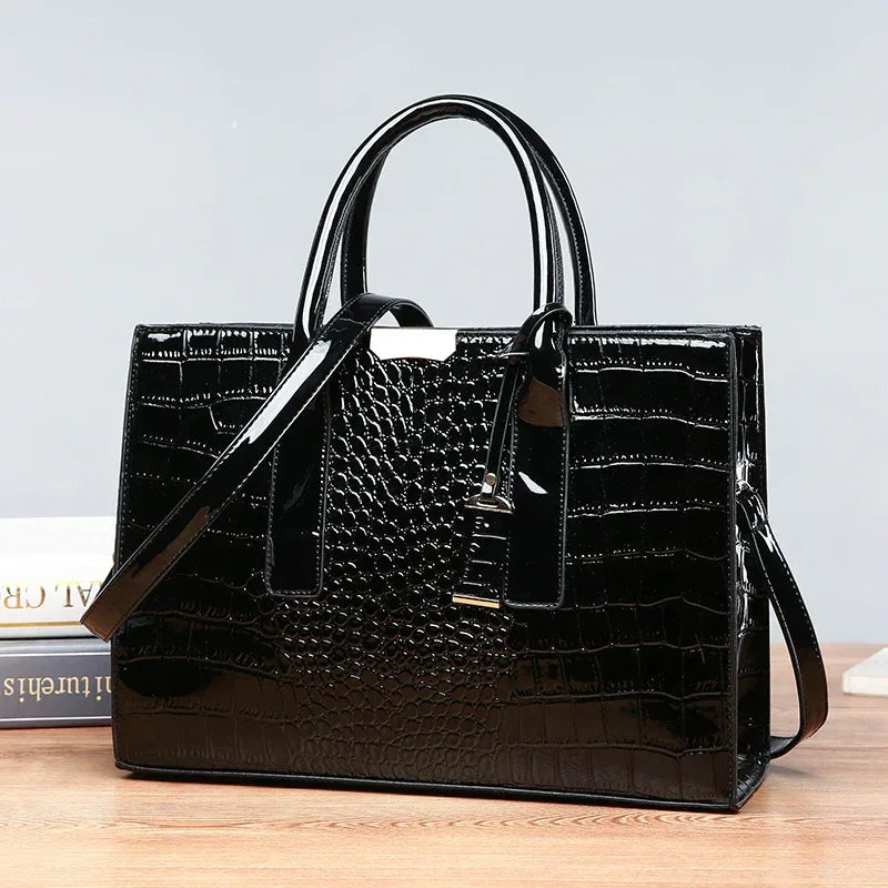 Single Shoulder Bag Embossed Large Capacity Messenger Bag - DanaFashionstore