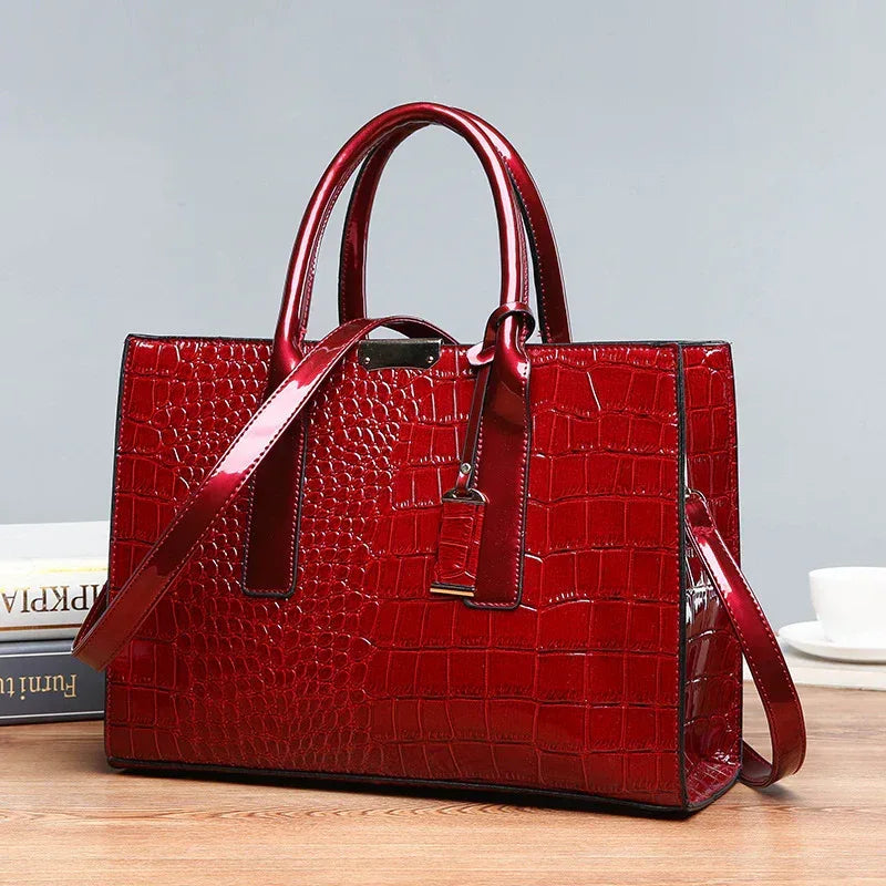 Single Shoulder Bag Embossed Large Capacity Messenger Bag - DanaFashionstore