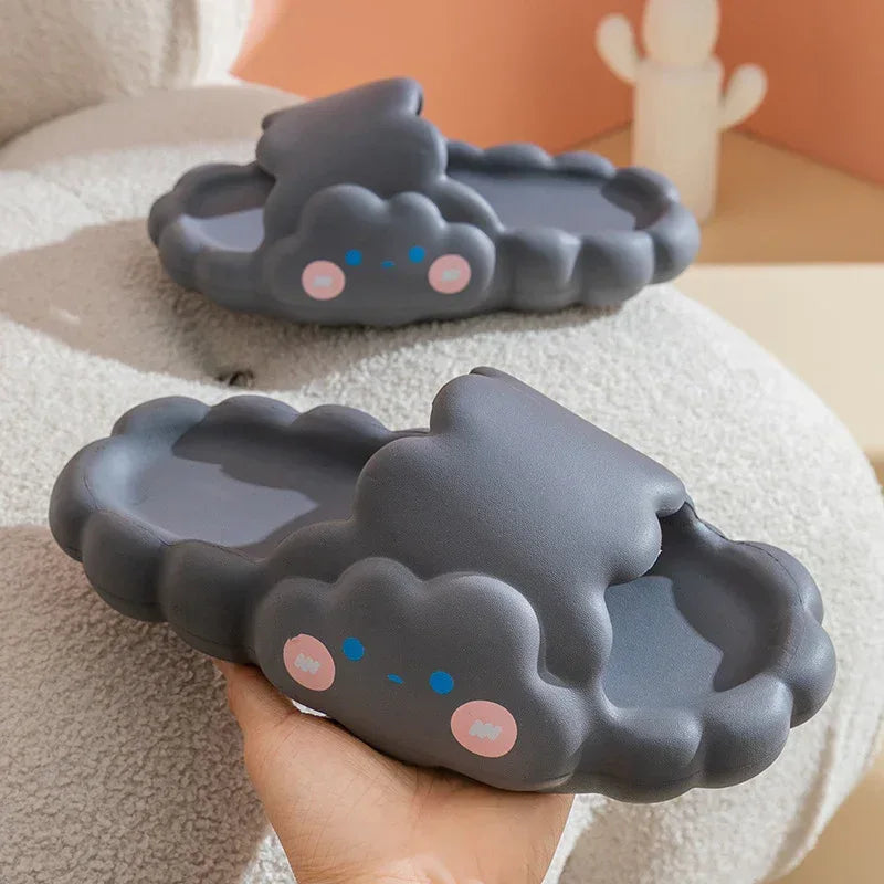 Home Bathroom Bathing Cloud Slippery Slippers - DanaFashionstore