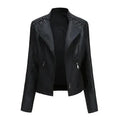 Women's Slim Leather Motorcycle Jackets 2026 - Short Biker Jacket - DanaFashionstore