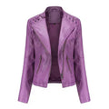 Women's Slim Leather Motorcycle Jackets 2026 - Short Biker Jacket - DanaFashionstore