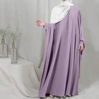 Eid Hooded Muslim Hijab Dress - Prayer Jilbab Abaya Long Khimar Full Cover Ramadan Gown - DanaFashionstore