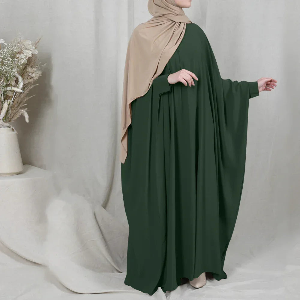 Eid Hooded Muslim Hijab Dress - Prayer Jilbab Abaya Long Khimar Full Cover Ramadan Gown - DanaFashionstore
