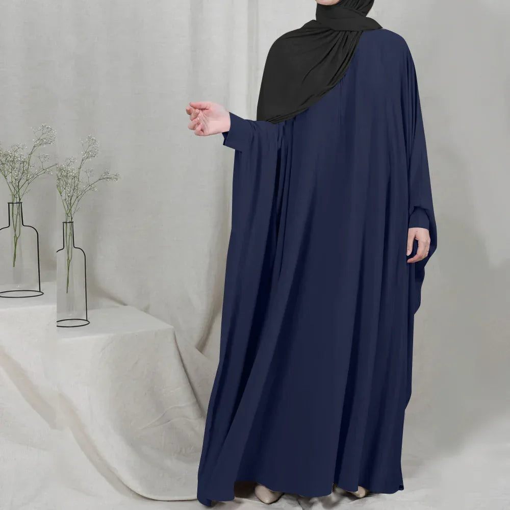 Eid Hooded Muslim Hijab Dress - Prayer Jilbab Abaya Long Khimar Full Cover Ramadan Gown - DanaFashionstore