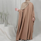 Eid Hooded Muslim Hijab Dress - Prayer Jilbab Abaya Long Khimar Full Cover Ramadan Gown - DanaFashionstore