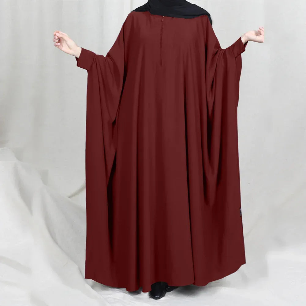 Eid Hooded Muslim Hijab Dress - Prayer Jilbab Abaya Long Khimar Full Cover Ramadan Gown - DanaFashionstore