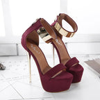 Fashionable New Waterproof Platform Stiletto Heel - DanaFashionstore