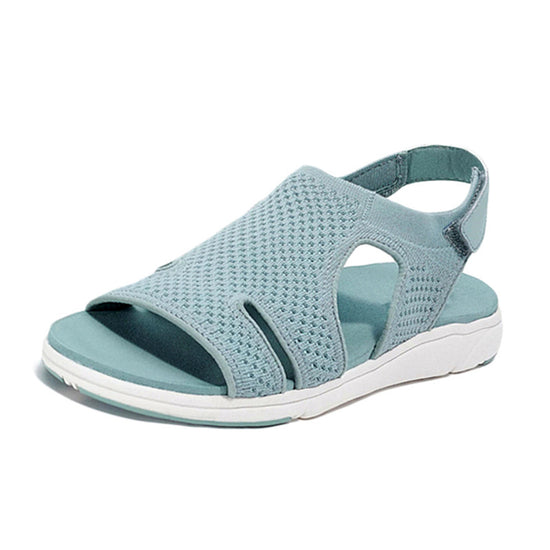 Women's Sandals Large Size Breathable Stretch Webbing Platform Sandals