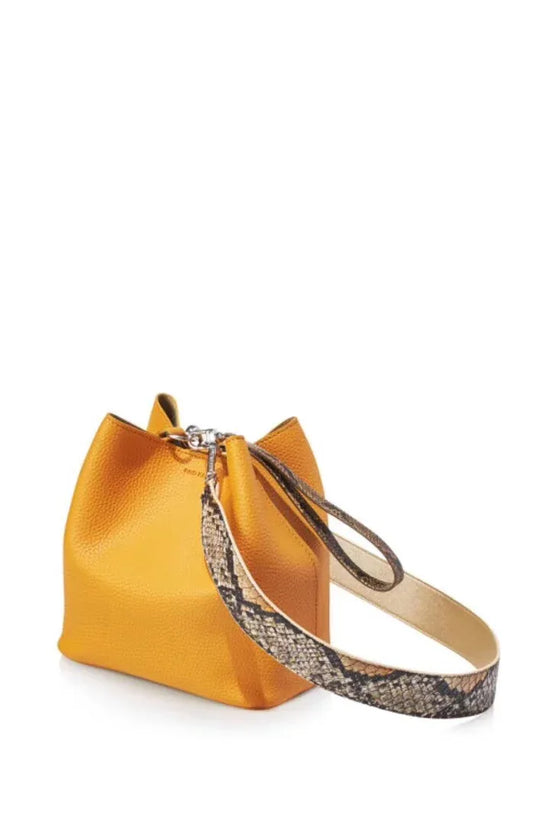 Fashion Leopard Print Bucket Bags For Women Personality Rivet Handbag Python Pattern Strap Shoulder Bags Designer Crossbody Bag - DanaFashionstore