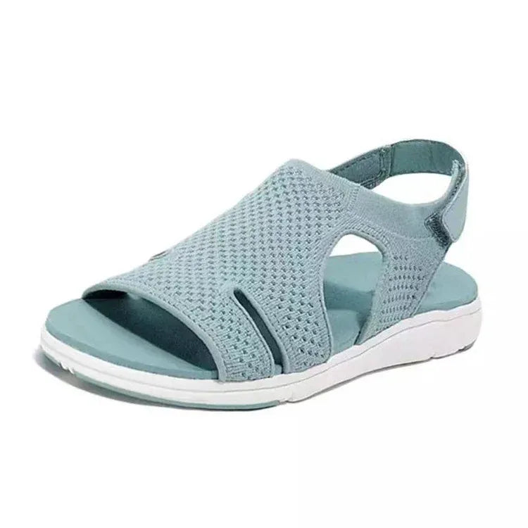 Sandales Confortables Douces Femmes Sangle Croisee Reglable Conception Maille Superieure Chaussures Respirantes Nouveaute - DanaFashionstore