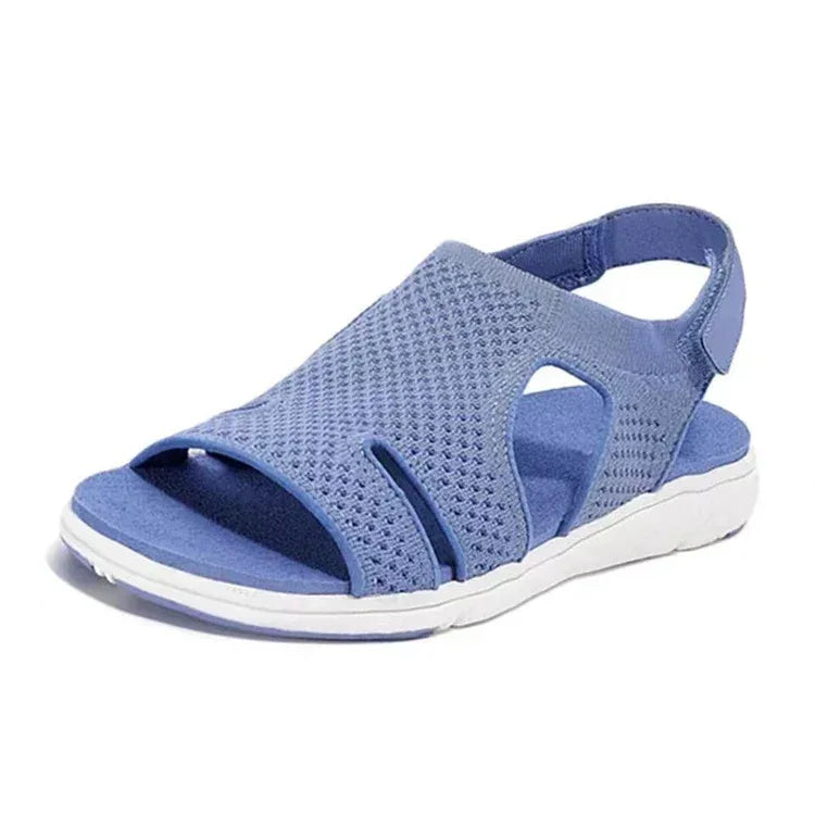 Sandales Confortables Douces Femmes Sangle Croisee Reglable Conception Maille Superieure Chaussures Respirantes Nouveaute - DanaFashionstore