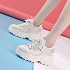 Increased Daddy Shoes White Shoes Women - DanaFashionstore