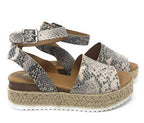 Spot Wish Amazon New Summer European And American Foreign Trade Hemp Rope Slope With Thick Bottom Large Size Fish Mouth Sandals Women - DanaFashionstore