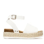 Spot Wish Amazon New Summer European And American Foreign Trade Hemp Rope Slope With Thick Bottom Large Size Fish Mouth Sandals Women - DanaFashionstore