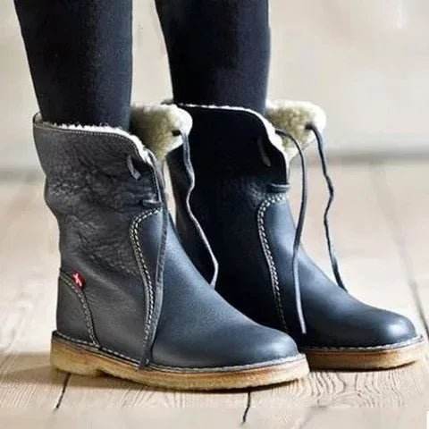 Women'S Boots Comfortable Flat Bottom Martin Boots Versatile Low Boots - DanaFashionstore