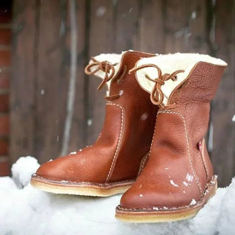 Women'S Boots Comfortable Flat Bottom Martin Boots Versatile Low Boots - DanaFashionstore