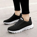 Foreign Trade Large Size Flying Woven Women's Shoes Cross-Border Autumn Sports Shoes Running Shoes Ladies Students Lightweight Travel Shoes - DanaFashionstore