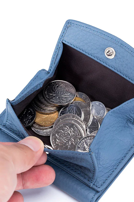 Small Wallet, Leather Coin Purse, Wallet, Short Female Wallet - DanaFashionstore