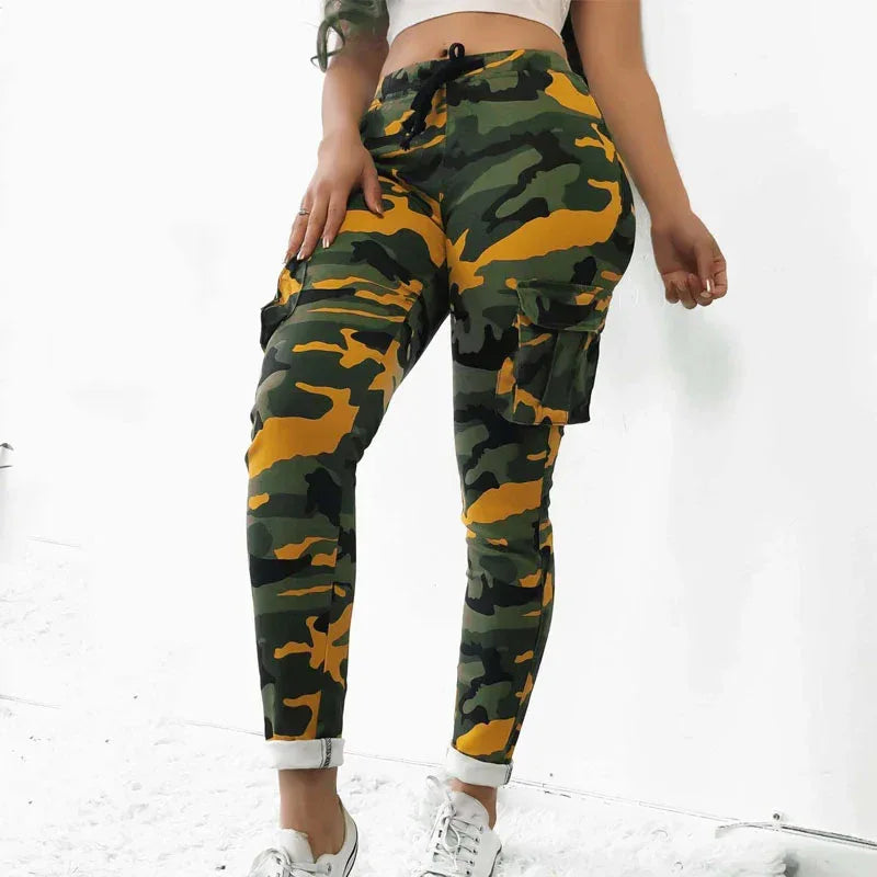 Camouflage Plus Size Casual Trousers Women New Casual Pants Women Fall Winter - DanaFashionstore