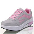 Thick-Soled Increased Leather Breathable Sneakers - DanaFashionstore