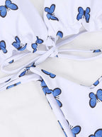 New Butterfly Print Swimsuit Lace Thong Women Bikini Bikini - DanaFashionstore