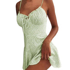 Floral Mini Camisole Dress Women 2026 - Summer Sleeveless Dress - DanaFashionstore