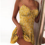 Floral Mini Camisole Dress Women 2026 - Summer Sleeveless Dress - DanaFashionstore