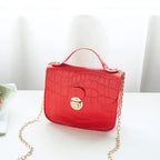 Women Small Crossbody Bag Classic Pattern Shoulder Handbags Lightweight Chain Strap Messenger Purse - DanaFashionstore