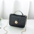 Women Small Crossbody Bag Classic Pattern Shoulder Handbags Lightweight Chain Strap Messenger Purse - DanaFashionstore