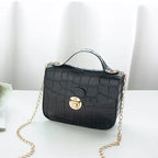 Women Small Crossbody Bag Classic Pattern Shoulder Handbags Lightweight Chain Strap Messenger Purse - DanaFashionstore