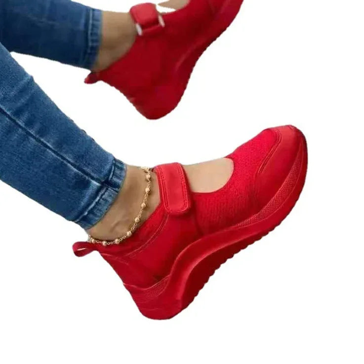 Summer New Style Foreign Trade Slope With Velcro Casual Large Size Sports Women's Shoes - DanaFashionstore