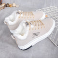 Little Girl Plus Plush Warm Winter Shoes New Winter Junior High School Students Leather Leisure Casual Flat Bottom Leisure 2 - DanaFashionstore