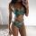 Sexy Black And White Color Matching Bikini Women'S Split Swimsuit - DanaFashionstore