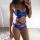 Sexy Black And White Color Matching Bikini Women'S Split Swimsuit - DanaFashionstore
