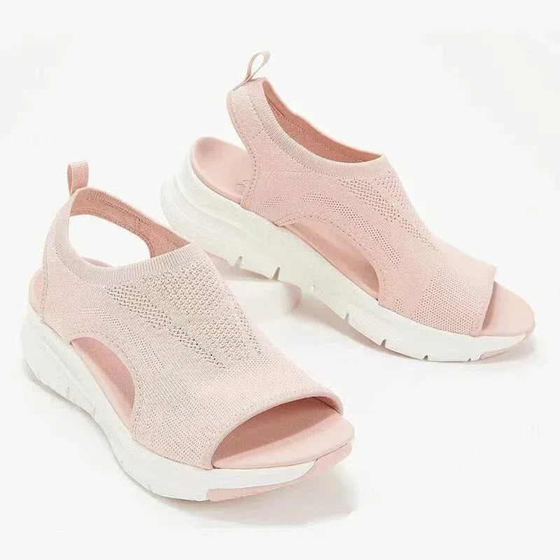 Mesh Platform Soft Sole Casual Sports Women's Shoes - DanaFashionstore