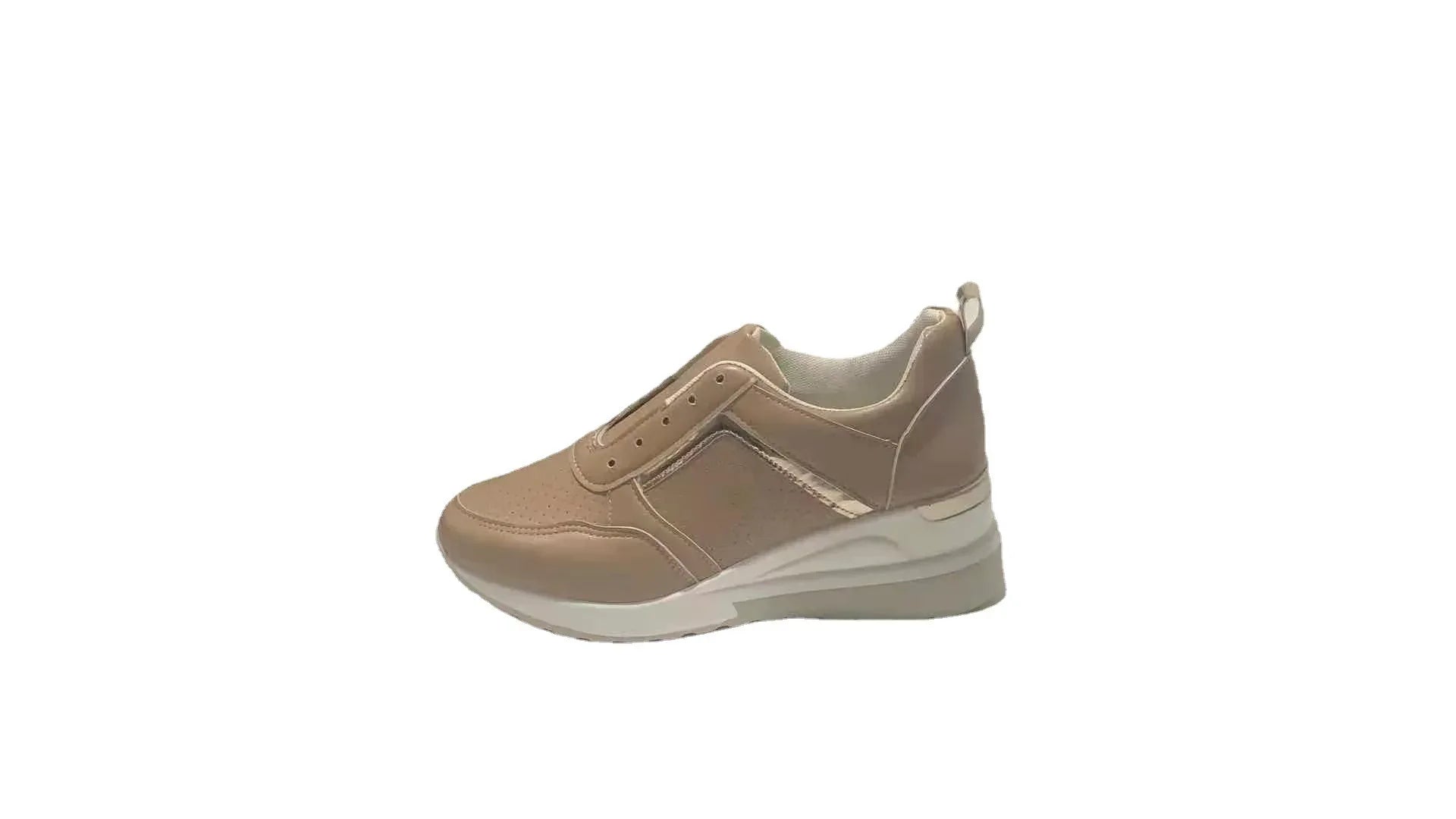 Sneakers Platform Wedge Heel Casual Shoes Lace-up Mesh Sneakers - DanaFashionstore