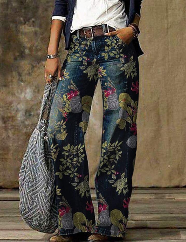 Plus Size Women's Casual Pants Thin Wide Leg Pants - DanaFashionstore