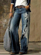 Plus Size Women's Casual Pants Thin Wide Leg Pants - DanaFashionstore