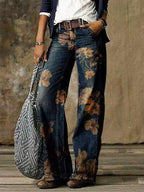 Plus Size Women's Casual Pants Thin Wide Leg Pants - DanaFashionstore