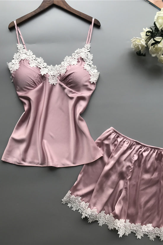 Thin Nightgown Two-piece Suit Can Be Worn Outside Home Wear - Dana Fashion