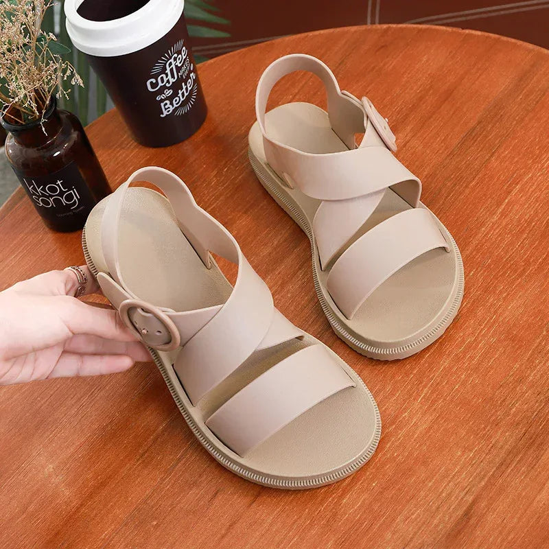 Ladies Flat Harajuku Style Sugar Sandals - DanaFashionstore