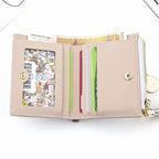 Cross Pattern Tassel Zipper Coin Purse - DanaFashionstore