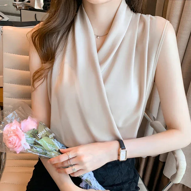Summer Sleeveless Camisole Women Wear V-neck - DanaFashionstore