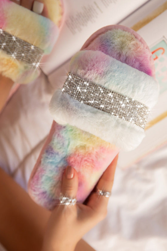 Flat-Heel Flat  Round-Toe Slippers