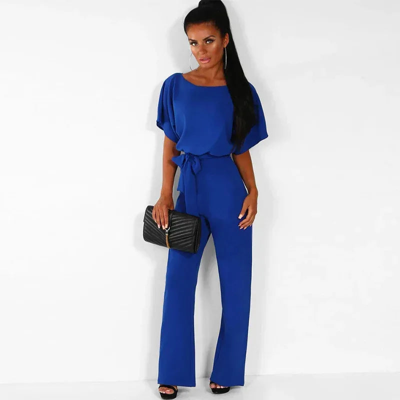 Fashionable Slim Strappy Jumpsuit Women 2026 - Elegant One-Piece - DanaFashionstore